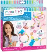 Make it Real MR1328, Make it Real Pop! Shake! Twist! DIY Bracelet Kit (MR1328)