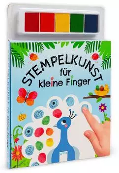 Arena Verlag Stempelkunst f&uuml;r kleine Finger, Pfau
