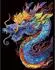 Green Board Games DIAMOND DOTZ - Diamond Painting Neon Drache 1 Stk.