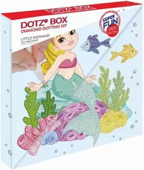 Dante DIAMOND DOTZ DBX016 Diamond Painting Kleine Meerjungfrau Dotz Box, Anf&auml;nger/Kids