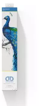 Diamond Dotz DD13012 Diamond Painting Blauer Pfau - Fortgeschrittene