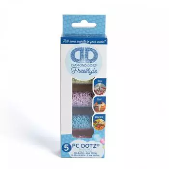 Diamond Dotz DDA011 Diamond Painting 5 Pastellfarben Freestyle