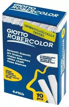 Giotto Robercolor Tafelkreide 10-tlg. Wei&szlig;