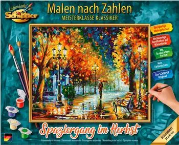 Simba Klassiker Spaziergang im Herbst Malen nach Zahlen