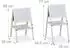 Relaxdays Standtafel 39 × 77 × 44,5 cm Weiß