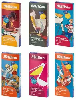 Pelikan Deckfarbkasten K12 Retro Edition 12 Farben