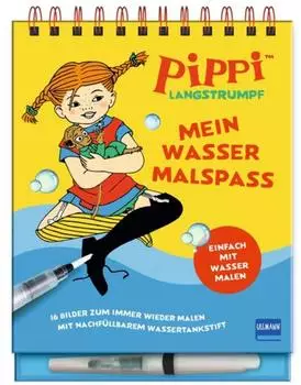 Ullmann Medien Pippi Langstrumpf Mein Wassermalspa&szlig;