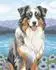 Ravensburger CreArt 12023114 - Australian Shepherd Merlin - Malen nach Zahlen ab 12 Jahren