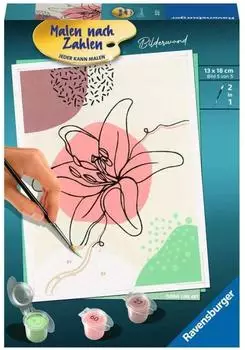 Ravensburger 20231 Malen nach Zahlen Floral Line Art