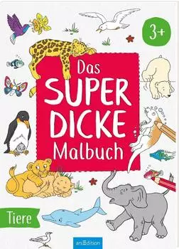 Ars Edition 135621 Das superdicke Malbuch - Tiere