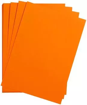 Clairefontaine Maya Bastelkarton 50x70cm 185g/m&sup2;, 25 Bogen, clementine (975466C)