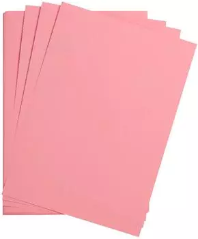 Clairefontaine Maya Bastelkarton hellrosa 50x70cm 185g, 25 Bogen (975465C)