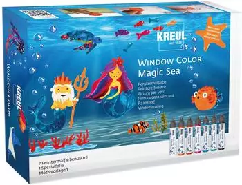 Kreul Window Color Set Magic Sea 8-teilig (42940)