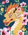 Ravensburger CreArt Malen nach Zahlen Adults Trend - Feuerdrache Flora