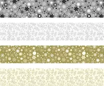 Heyda Faltstreifen f&uuml;r Fr&ouml;belsterne 4x12 St. 1,5x60cm gold/silber