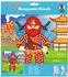 Ursus URSUS Moosgummi Mosaikbild Ninja mit Glitter