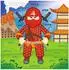 Ursus URSUS Moosgummi Mosaikbild Ninja mit Glitter