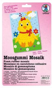 Ursus URSUS Moosgummi Mosaik K&uuml;ken, 384 Mosaiksticker
