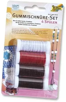 Folia Gummischn&uuml;re-Set 4er