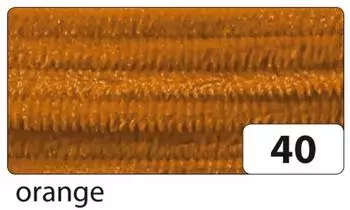 Folia Chenilledraht orange