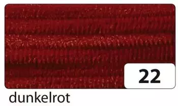 Folia Chenilledraht dunkelrot L 50 cm &Oslash; 8 mm