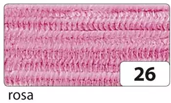 Folia Chenilledraht rosa, 500 x 8 mm