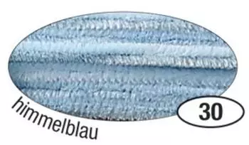 Folia Chenilledraht himmelblau L 50 cm &Oslash; 8 mm