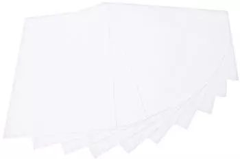 Folia Bastelfilz wei&szlig;, 20 x 30cm, 10 Blatt