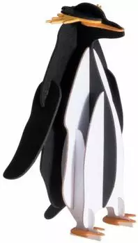 Fridolin 3-D Papier Modell Pinguin