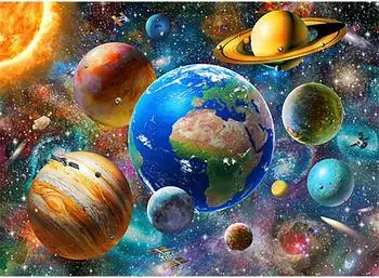 Pracht Creatives Hobby Pracht Diamond Painting Weltall 40 x 30 cm