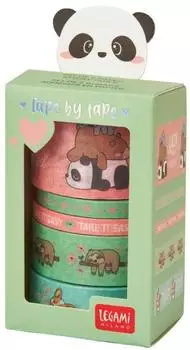 Legami TAP0007 5er-Set dekorative Papierklebeb&auml;nder Cute Animals - Tape by Tape