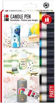 Marabu Candle Liner Set 10 Farben 10x25ml