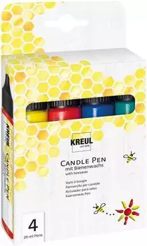 Kreul KREUL 49755 Candle Pen 4er Set