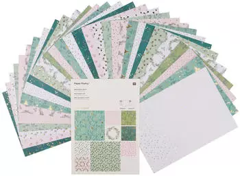 Rico Design Motivpapier Block "Classical Christmas" A4, 30 Blatt