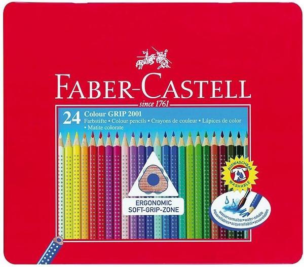 Faber-Castell Colour Grip 2001 Buntstifte 24er Metallbox