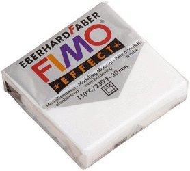 Fimo effect 56 g transparent-weiß