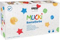 KREUL MUCKI Bastelfarbe 6er Set 80 ml