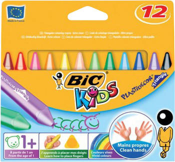 BIC Kids Plastidecor 12 Malkreiden