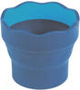 FABER CASTELL 181510, FABER CASTELL Wasserbecher Clic&Go blau