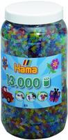 Hama 211-54, Hama Ironing beads in Pot-Glittermix 13.000pcs.