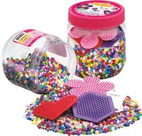 Hama 2051 - Dose, 3 Stiftplatten 223+236+299 mit ca. 4000 B&uuml;gelperlen im Farbmix