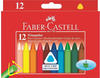 Faber-Castell 120010, Faber-Castell Wachsmalstifte dreikant 12-er Kartonetui,...