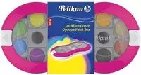 Pelikan 724625, Pelikan Farbkasten Space 12Farben+1TB Deckwei&szlig; f&uuml;r M&auml;dchen