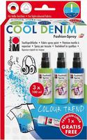 "Marabu Textilspr&uuml;hfarbe "Fashion-Spray", Set COOL DENIM"