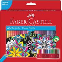 Faber-Castell 111260, Faber-Castell Buntstift Castle 60er Kartonetui