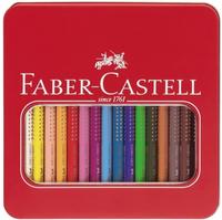 FABER-CASTELL Buntstift Jumbo Grip 16er Metalletui