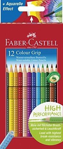 Faber-Castell Buntstift Colour Grip 12er Kartonetui (112412)