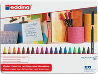 edding Fasermaler 1200 neon fein 20er Set sortiert