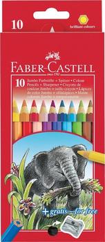 Faber-Castell Jumbo Farbstifte 10er Karton