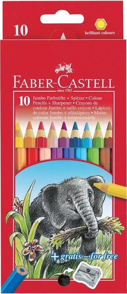 Faber-Castell Jumbo Farbstifte 10er Karton